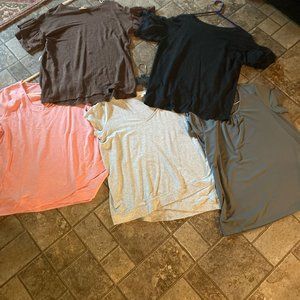 FIVE J.Jill tee shirt tops L NEW and excellent